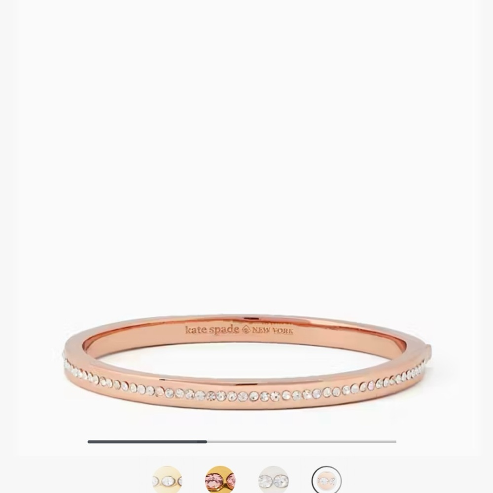 Kate Spade Rose Gold Bangle Bracelet NWT
